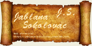 Jablana Sokolovac vizit kartica
